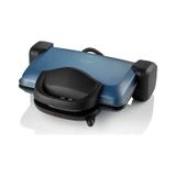 Arzum AR2007 Sultane 1800W 4 Dilim Kapasiteli Izgara ve Tost Makinesi 180° Açılır Gövde mavi