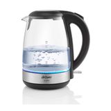 Arzum AR3071 Glassy Cam Su Isıtıcısı 1,7 Litre Kapasite 2200W, Siyah