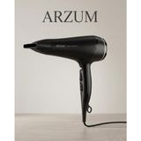 Arzum AR5099 Black Motion 2200W Saç Kurutma Makinesi - Dar Form Başlığı ve Difüzör (Vigo) ile Profesyonel Şekillendirme - Siyah