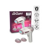 Arzum AR5178 Sateen Touch Şarjlı Ipl Tüy Alma Sistemi, Otomatik Mod, Cilt Rengi Sensörlü, Beyaz beyaz