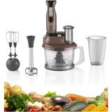ARZUM Blender & Mutfak Robotu- 3 Yıl Garanti Hestia Çırpma & Doğrama ve Karıştırma+Hassas Mutfak Tartısı - Kahverengi