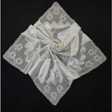 Arzum Çeyiz 8 Köşeli El Işi Dantel Bohça 100 * 100 cm Boyutunda - 3 Tek Çiçek Model