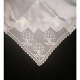Arzum Çeyiz 8 Köşeli El Işi Dantel Bohça 100 *100 cm Boyutunda - Armut Model