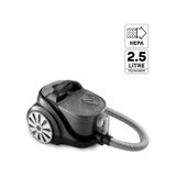 Arzum Felix FL493 Pegno Cyclone 899 W HEPA Filtreli 2.5 L Toz Hazneli Elektrikli Süpürgesi gri