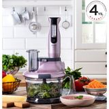 Arzum Hestia Multi 5 Fonksiyonlu Premium Blender Seti 1500 Watt, 1,5 Lt Doğrayıcı Hazne, 800 ml Ölçü Kabı, Paslanmaz Çelik Çırpıcı, Çift Taraflı Paslanmaz Çelik Bıçak, Buz Kırabilme Özelliği - Mor