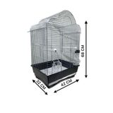 ARZUM KAFES Muhabbet Kuşu Ve Papağan Için Galvaniz Kaplama Lüks Kafes 42x32x68