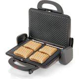 Arzum Mistost Tost Makinesi Ar 2037 1600 W Alüminyum Plaka Yüzeyi ile Üç Kademeli Isı Ayarı - Gri