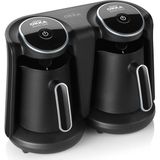 Arzum Modern Okka Minio Duo Ikili Türk Kahve Makinesi - Krom / 880 Watt 220 - 240 V Plastik C / F Y - Turuncu