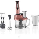 Arzum Multi Blender Seti Doğrama,çırpma,parçalama, Buz Kırma Güçlü 1500W Motor 4 Yıl Garanti - LUCİOLE BEYAZ LAMBADER HEDİYE! - Silver