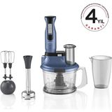 Arzum Multi Blender Seti Doğrama,çırpma,parçalama, Buz Kırma Güçlü 1500W Motor 4 Yıl Garanti Okyanus - Siyah