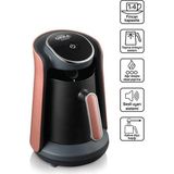 Arzum OK004 Okka Minio Türk Kahvesi Makinesi Taşma Önleyici Sistem, 4 Fincan Kapasiteli, Gün Batımı - Rose