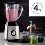 Arzum Paslanmaz Çelik Gövde ve Bıçaklar ''buz Kırıcı, Öğütücü ve Doğrayıcı'' Büyük Boy Blender - Siyah Inox