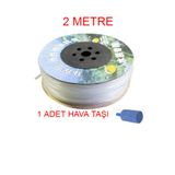 ARZUM PETSHOP 2 Metre Silikon Hortum + 1 Adet Parmak Hava Taşı Kampanya Paket