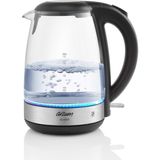 Arzum Pratik 1,7 Litre Cam Su Isıtıcısı, 2200W, Şık ve Güvenilir Tasarım - Altın - Gri