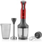 Arzum Turbo AR1042 Prostick 1500W Blender Seti - Nar + Türk Kahvesi Hediye Plastik 0,5 - 1 L 12 - Kırmızı