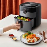 Arzum Xl Air Fryer - 6l Kapasiteli, 1750W Güçlü, 8 Otomatik Pişirme Programlı Yağsız Fritöz + Onerous Mutfak Tartısı