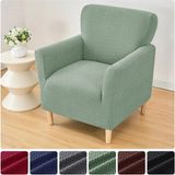 Arzuyumtuğla Desen Koltuk Örtüsü Koltuk Kılıfı Lastikli Esnek Kanepe Örtüsü Çekyat Kılıfı - 75 x 90 cm - Mint Yeşili