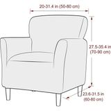 Arzuyumtuğla Desen Koltuk Örtüsü Koltuk Kılıfı Lastikli Esnek Kanepe Örtüsü Çekyat Kılıfı - 75 x 90 cm - Pembe