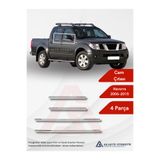 as aktif otomotiv oto krom aksesuarları Nissan Navara Pick-up Cam Çıtası 4 Parça 2006-2015 Krom Paslanmaz Çelik