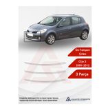as aktif otomotiv oto krom aksesuarları Renault Clio 3 Hb 5d Ön Tampon Çıtası 3 Parça 2009-2012 Krom Paslanmaz Çelik