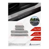 as aktif otomotiv oto krom aksesuarları Toyota Corolla SD Kapı Eşiği 2013 ve Üzeri Krom Paslanmaz Çelik
