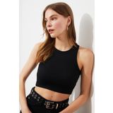 As Collection Siyah Kaskorse Body Kadin Crop Atlet