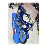 as garaj MOBİLET MOBYLETTE MOTOR ALTI DEKOR MAVİ HALI