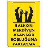 As Güvenlik Balkon Merdiven Asansör Boşluğuna Yaklaşma
