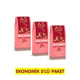 AS Kurukahvecisi Güllü Lokumlu Türk Kahvesi 100 Gr. X 3 Adet