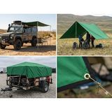 As Reyon Çok Amaçlı Yeşil Branda Çadır Gölgelik Tente (1.5m x 3m) - 1,5 x 3 m
