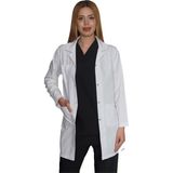 As-Teks İş Elbiseleri Kadın Çıtçıtlı Iş Önlüğü - Beyaz - 4XL