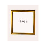 AS TİCARET 30x30 Çerçeve ( Postersiz ) - Bos1004 altın eskitme