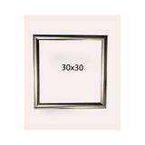 AS TİCARET 30x30 Çerçeve ( Postersiz ) - Bos1004 gümüş eskitme
