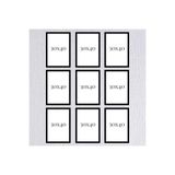 AS TİCARET Dokuzlu 30x40 Çerçeve ( Postersiz ) - Bos1026