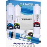 As Water Ihlas Aura Cebilon 5 Aşamalı Filtre Seti Uyumlu Silver Platinum Plus Yüksek Performans