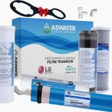 As Water Ihlas Aura Cebilon - Compact - Uyumlu 5 Aşamalı Açık Kasa Filtre Seti Orijinal Benc Membranlı