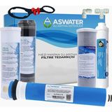 As Water Ihlas Aura Cebilon -Compact-Uyumlu 5 Aşamalı Açık Kasa Filtre Seti Vontron Membranlı - Çok Renkli - Genel