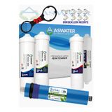 As Water İhlas Aura Cebilon Silver Plus ve Tüm Kapalı Kasalar ile Uyumlu Elite Filtre Seti 100GPD Membranlı