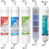 As Water Kapalı Kasa Su Arıtma Cihazı 5 'Li Inline Filtresi Seti Aşamalı ( Membransız Set )