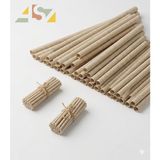 As7 Kağıtçılık Kahveli Ekolojik 15 cm Bar Pipet 15X8MM Pla 100'LÜ