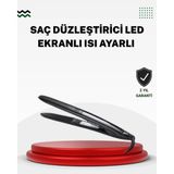 Asa Store 2025 Seri Profesyonel Isı Ayarlı Titanyum Kaplama Saç Düzleştirici Dijital Ekranlı