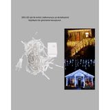 Asa Store 3x3 Metre Şelale LED Perde Işık Iç Dış Mekân Dekorasyonu