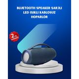 Asa Store Ipx5 Su Geçirmez Taşınabilir Bluetooth Hoparlör Renkli Işıklı