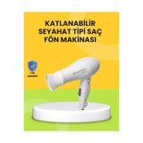 Asa Store Katlanır Gövdeli Saç Kurutma Makinesi Ev ve Valiz Kullanımı