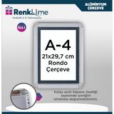 Asa Store Opti Çerçeve Alüminyum A4 Rondo