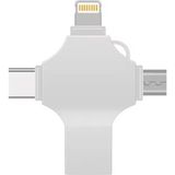 Asa Store Otg 4in1 Cep Telefonu Çok Fonksiyonlu USB Flash Bellek 128 GB Type-C, Micro Sd ve Kart Okuyucu