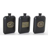 Asa Store Paslanmaz Çelik Kabartmalı Tekli 6 Oz Matara ALK2666