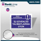 Asa Store Uyarı Ikaz Levhası - Iş Güvenliği Talimatlarına Uyun