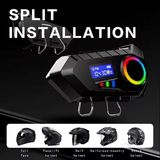Asa Store Y30 Kask Kulaklık Bluetooth Motosiklet Kulaklık Rgb Radyolu Intercom