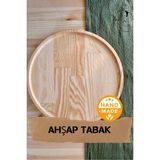 Asaf Atelier El Yapımı | Çam Ağacı | Ahşap Kesme & Sunum Tahtası 2'li